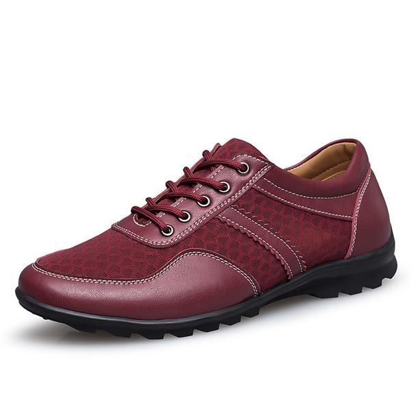 Mesh Mænd Casual Læder Oxfords