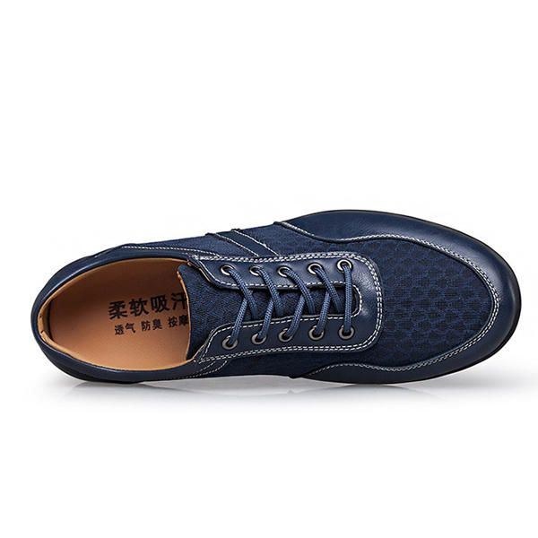 Mesh Mænd Casual Læder Oxfords