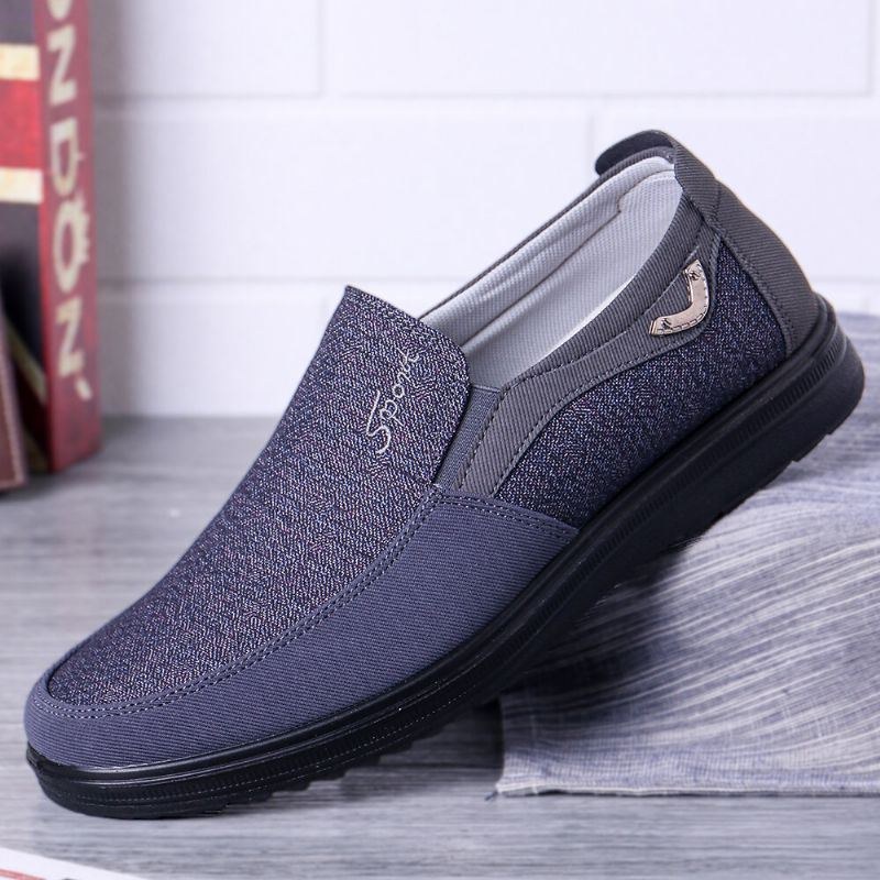 Stor Størrelse Mænd Casual Letvægts Comfy Slip On Oxfords