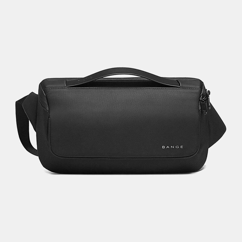 Herre Multi-carry Sport Casual Business Ensfarvet Skuldertaske Brysttaske