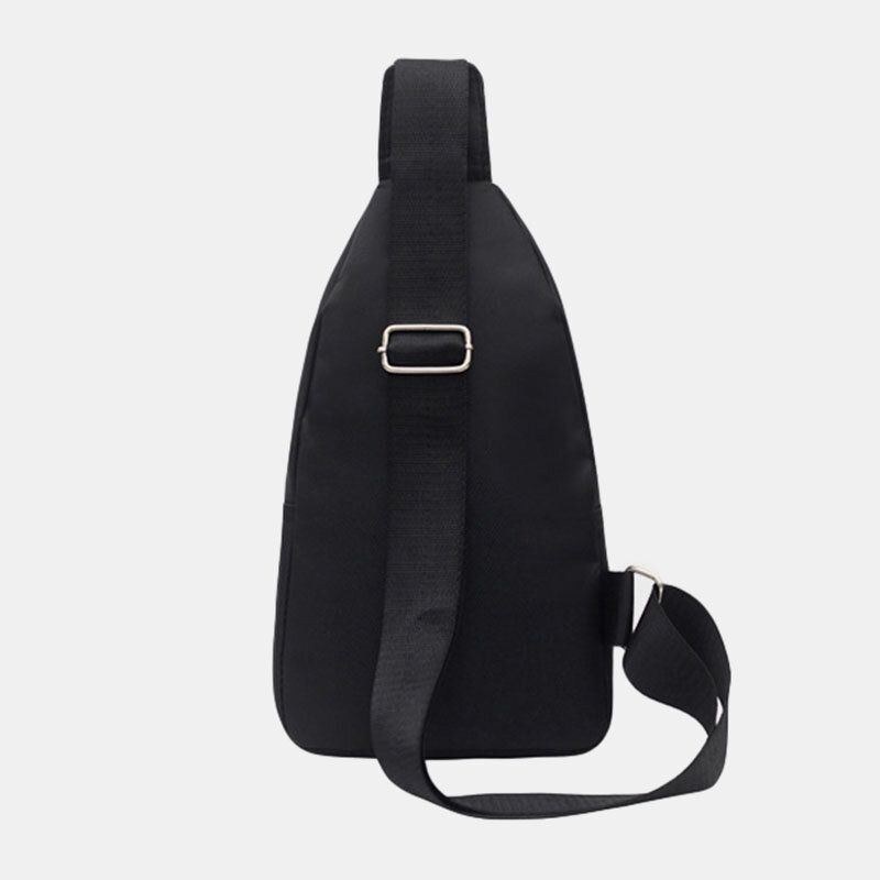 Herre Nylon Vandtæt Mode Casual Udendørs Brysttaske Crossbody-taske