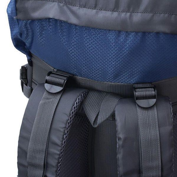 Herre 60l Outdoor Trekking Rygsæk Vandtæt Nylon Rejsetaske Campingtaske