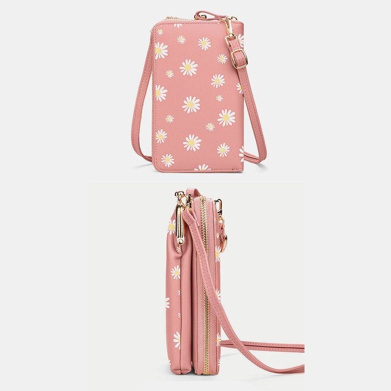 Dame 13 Kortpladser Telefontaske Daisy Crossbody Bag Skuldertaske