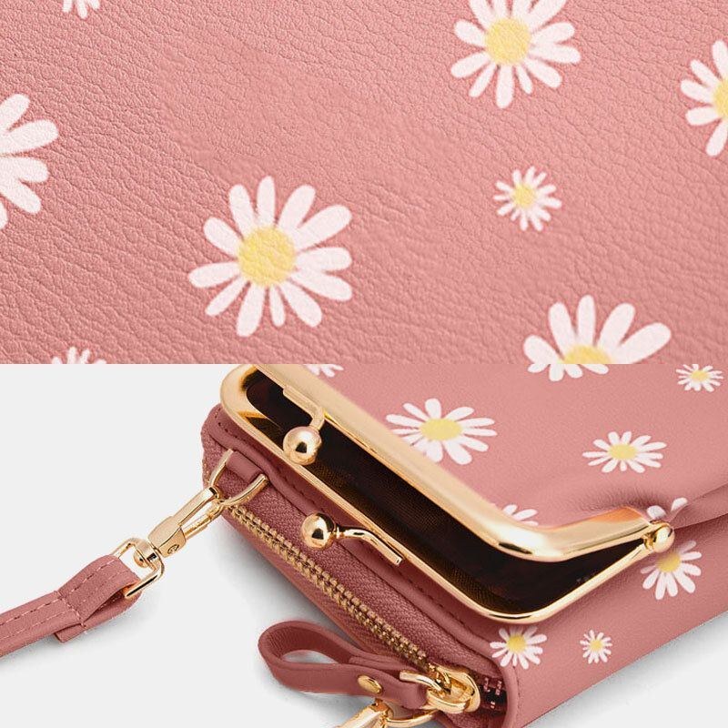 Dame 13 Kortpladser Telefontaske Daisy Crossbody Bag Skuldertaske