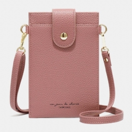 Dame 3 Kortpladser Solid Telefontaske Crossbody-taske Skuldertaske