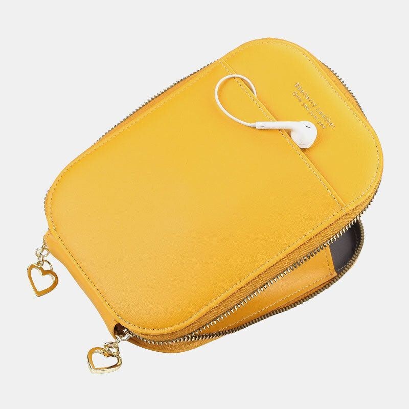 Dame 4 Kortpladser 6.5 Tommer Telefontaske Oval Taske Crossbody Taske