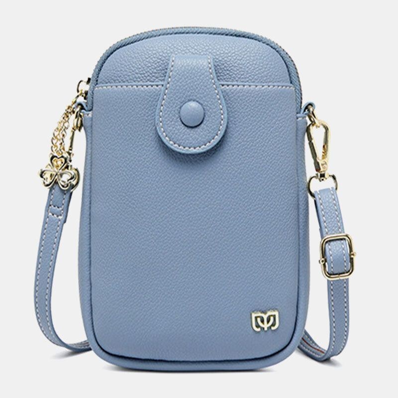 Dame 6.3 Tommer Iphone Solid Vandtæt Crossbody Taske Telefontaske