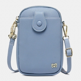 Dame 6.3 Tommer Iphone Solid Vandtæt Crossbody Taske Telefontaske