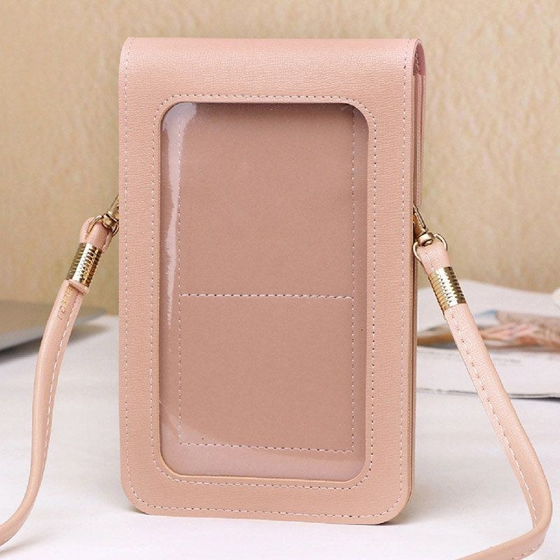 Dame 6.3 Tommer Touch Screen Crossbody Taske Telefontaske Skuldertaske