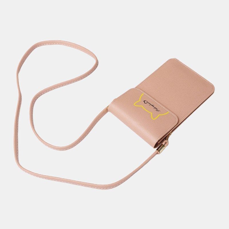 Dame 6.3 Tommer Touch Screen Crossbody Taske Telefontaske Skuldertaske