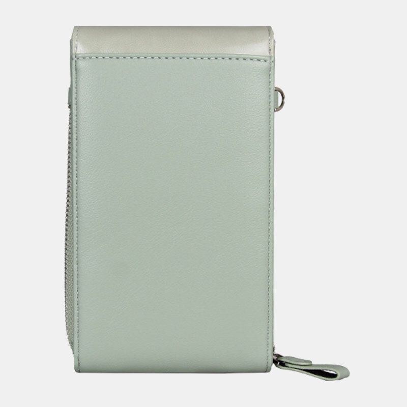 Dame 8 Kortpladser Telefontaske Solid Crossbody-taske Skuldertaske