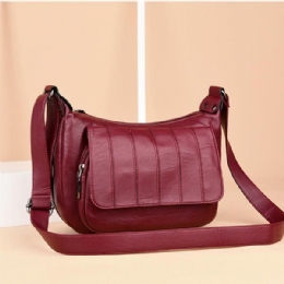 Dame Blødt Læder Fritid Crossbody Tasker Messenger Tasker