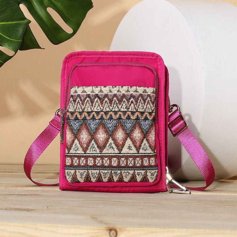 Dame Canvas Bohemian Skulder Crossbody Taske