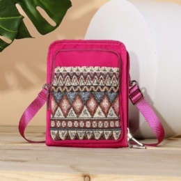 Dame Canvas Bohemian Skulder Crossbody Taske