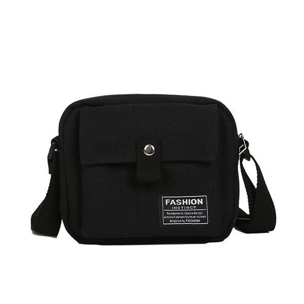 Dame Canvas Hip-hop Crossbody Bag Skuldertaske