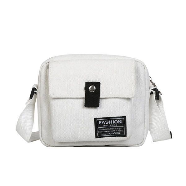 Dame Canvas Hip-hop Crossbody Bag Skuldertaske