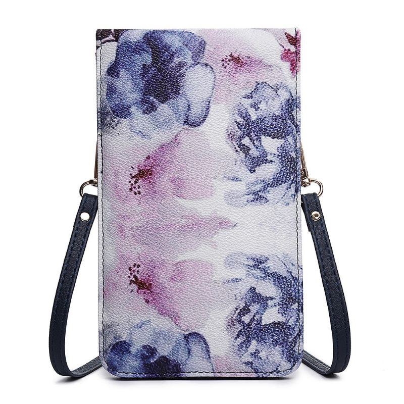 Dame Casual Multi-color Flower National Telefontaske