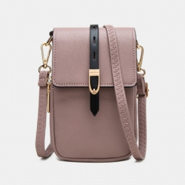 Dame Casual Patchwork 6.3 Tommer Telefontaske Crossbody-taske