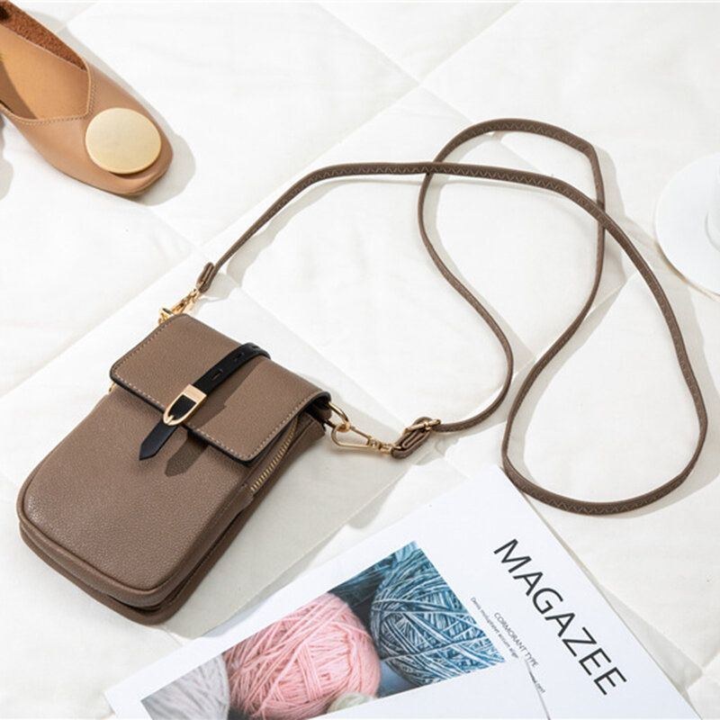 Dame Casual Patchwork 6.3 Tommer Telefontaske Crossbody-taske