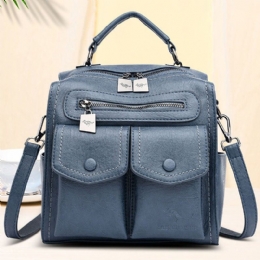 Dame Casual Solid Crossbody Bag Rygsæk Skuldertaske