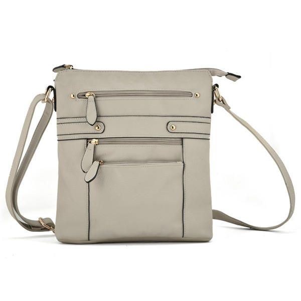 Dame Flerlags Lynlåslommer Messenger Tasker Casual Skuldertasker Crossbody Tasker