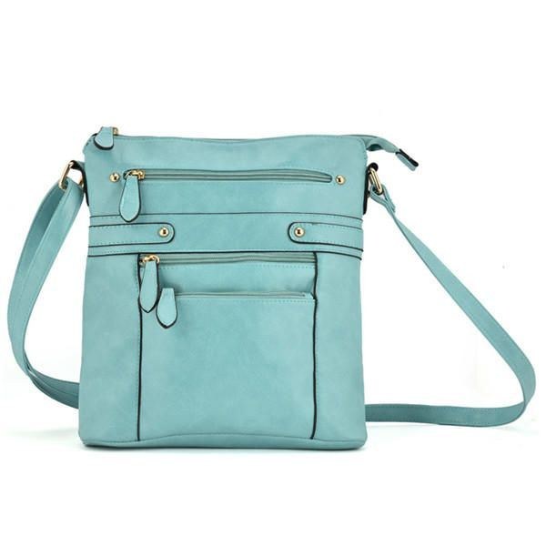 Dame Flerlags Lynlåslommer Messenger Tasker Casual Skuldertasker Crossbody Tasker