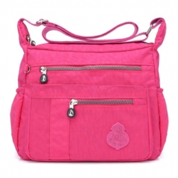 Dame Fritid Nylon Solid Crossbody Taske Vandtæt Taske