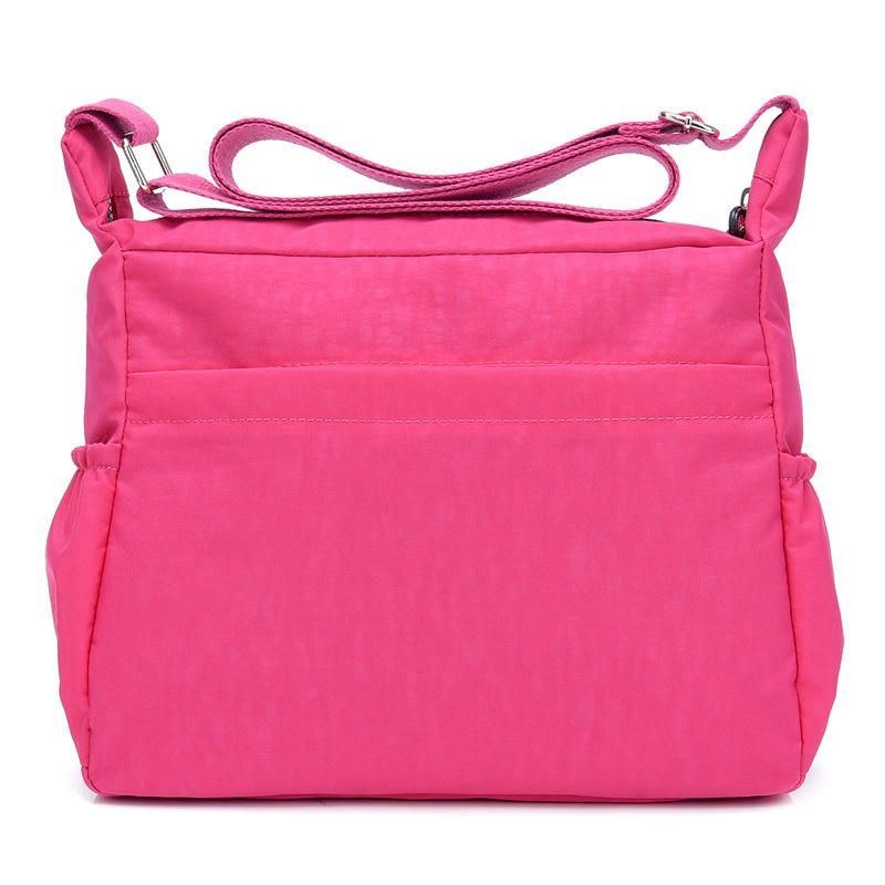 Dame Fritid Nylon Solid Crossbody Taske Vandtæt Taske