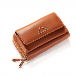 Dame Imiteret Læder Stilfuld Lille Crossbody Taske