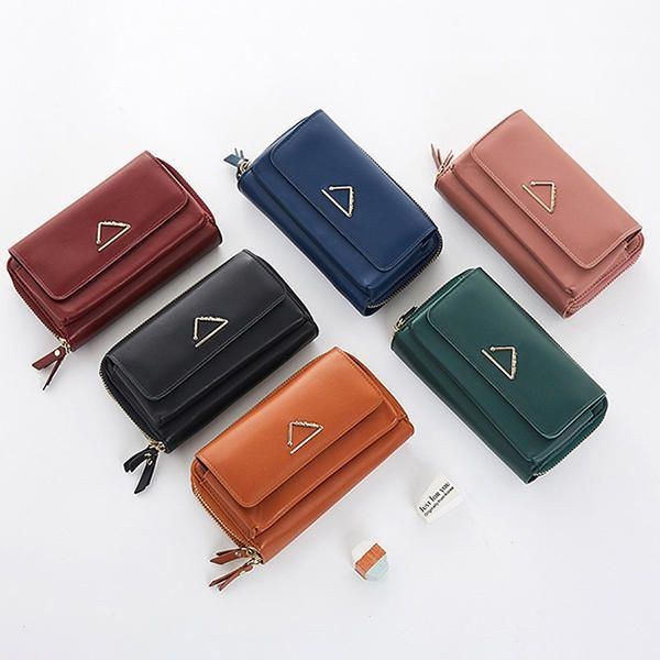 Dame Imiteret Læder Stilfuld Lille Crossbody Taske