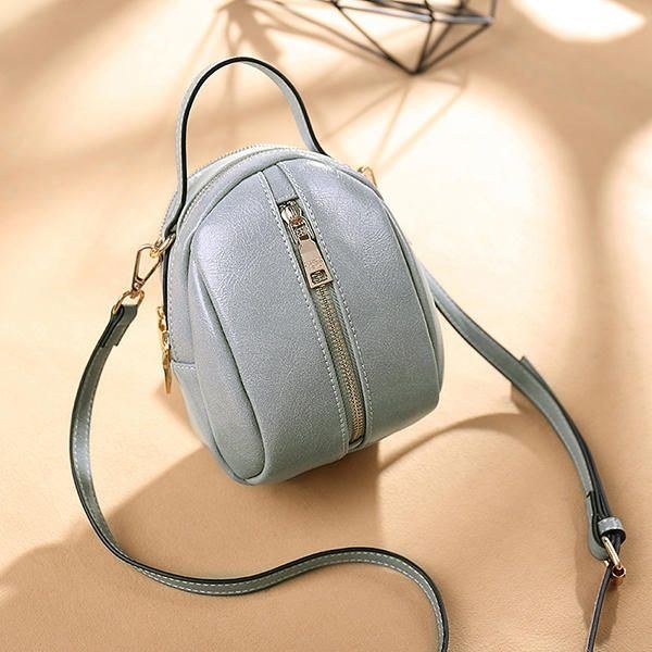 Dame Imiteret Læder Wild Crossbody-taske Fashion Shell-taske