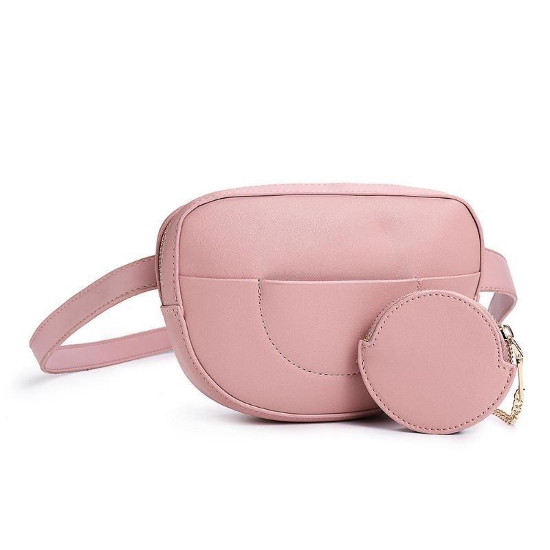 Dame Kæde Taljetaske Solid Telefontaske Crossbody Taske