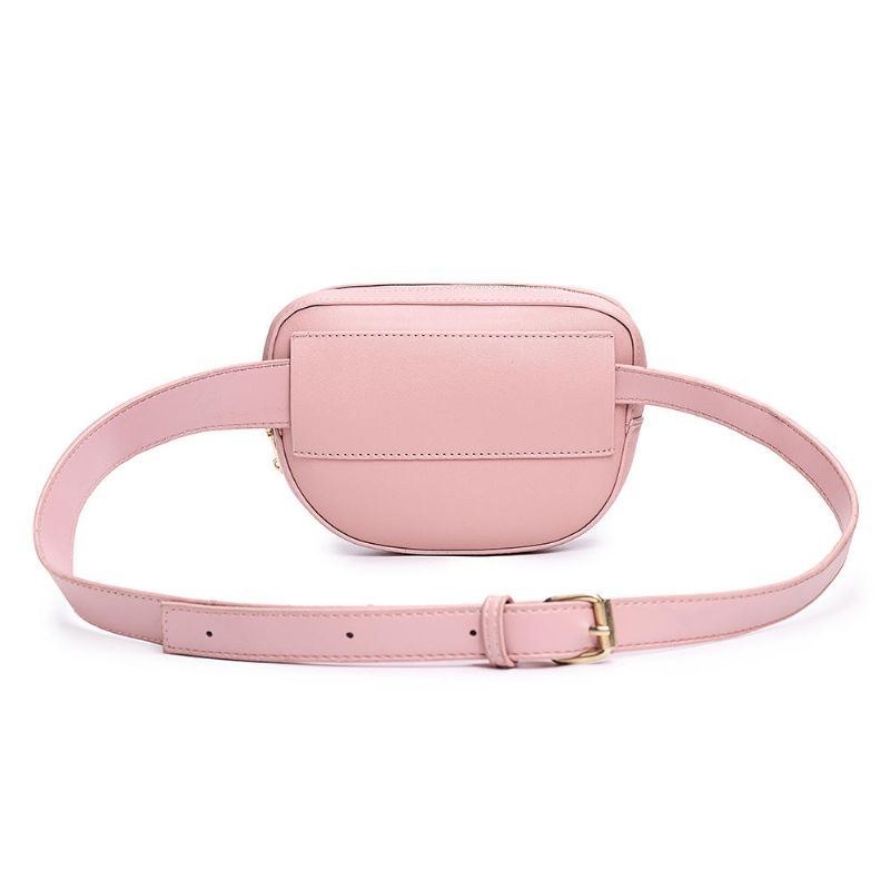 Dame Kæde Taljetaske Solid Telefontaske Crossbody Taske