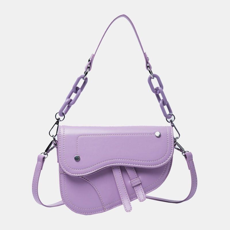 Dame Kæder Hasp Sadeltaske Crossbody Bag Skuldertaske