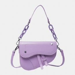 Dame Kæder Hasp Sadeltaske Crossbody Bag Skuldertaske