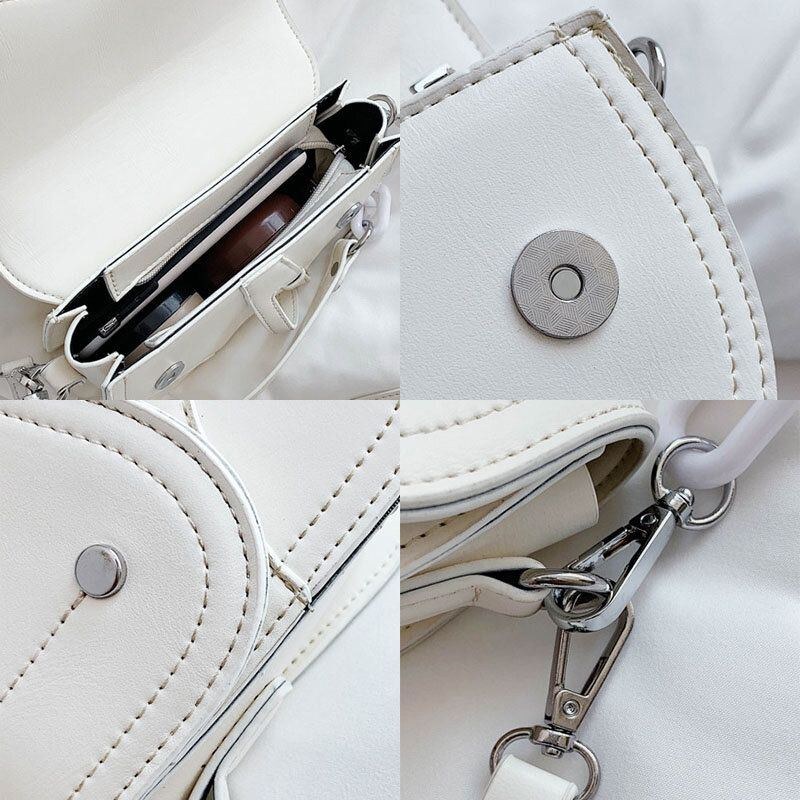 Dame Kæder Hasp Sadeltaske Crossbody Bag Skuldertaske