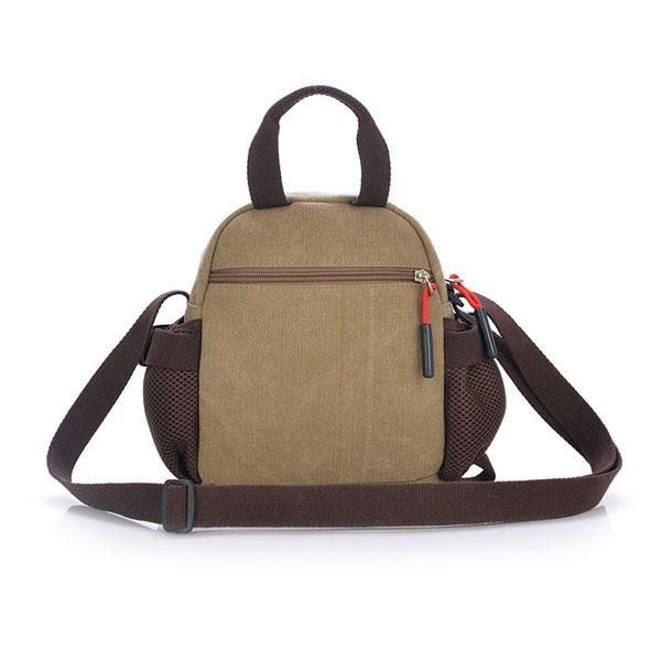 Dame Mænd Casual Canvas Crossbody-tasker Lette Håndtasker Udendørs Skuldertasker