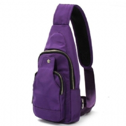 Dame Mænd Nylon Brysttasker Sport Vandtætte Crossbody Tasker Casual Outdoor Tasker