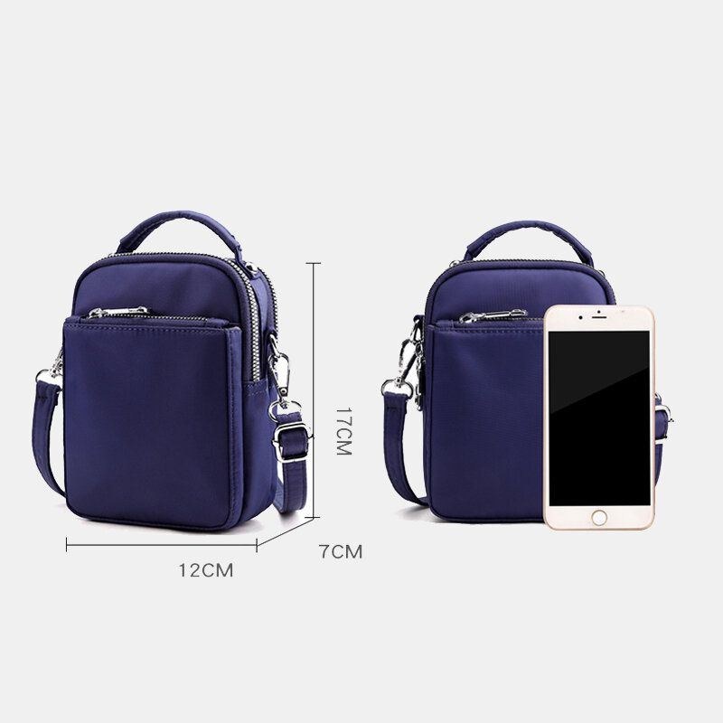 Dame Mini Lille Letvægts Skuldertaske Crossbody-taske Telefontaske