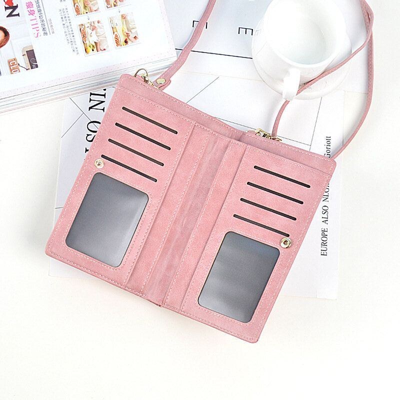 Dame Mini Lille Telefontaske Kortholder Pung Skuldertaske Crossbody Taske