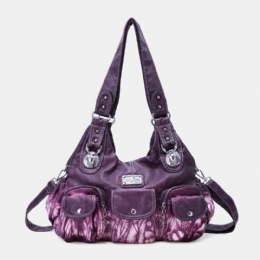 Dame Multi-pocket Crossbody Bag Tie Dye Skuldertaske