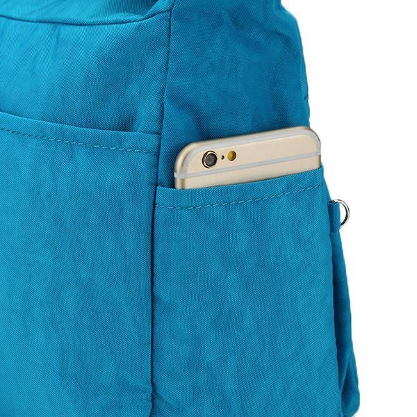 Dame Nylon Letvægtstaske Casual Outdooor Vandtæt Skuldertaske Crossbody Taske