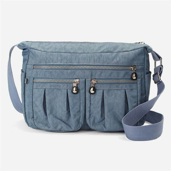 Dame Nylon Letvægtstasker Casual Outdoors Vandtætte Skuldertasker Crossbody Tasker