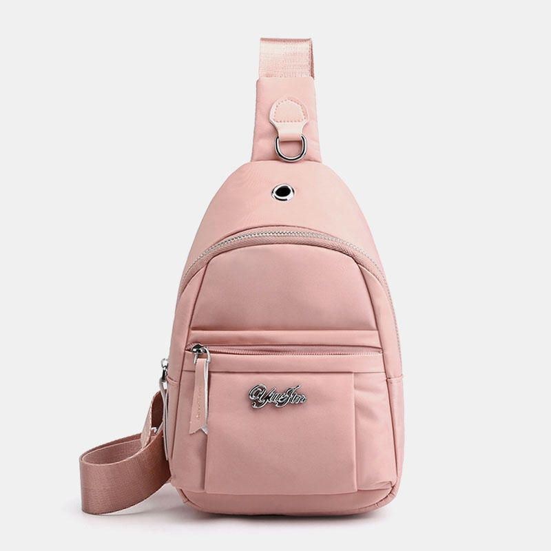 Dame Nylon Vandtæt Brysttaske Crossbody Taske