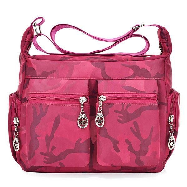 Dame Nylon Vandtæt Outdoor Crossbody Bag Skuldertaske