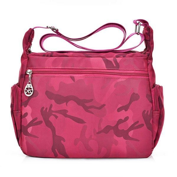 Dame Nylon Vandtæt Outdoor Crossbody Bag Skuldertaske