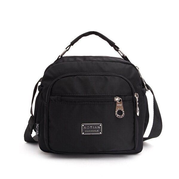 Dame Nylon Vandtætte Tasker Piger Casual Skuldertasker Outdoor Crossbody Tasker