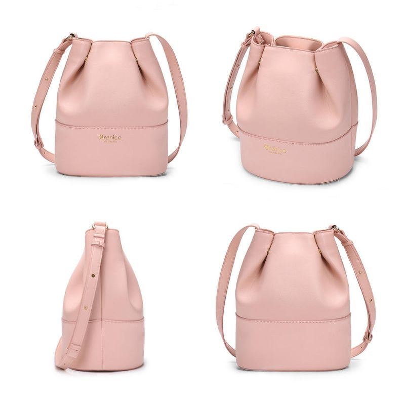 Dame Patchwork Bucket Bag Large Capcity Bag