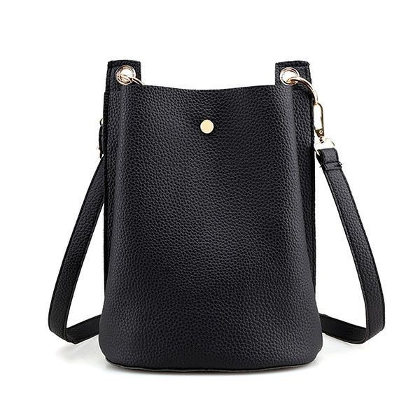 Dame Pu Læder Sød Telefontaske Trendy Mini Crossbody Skuldertaske