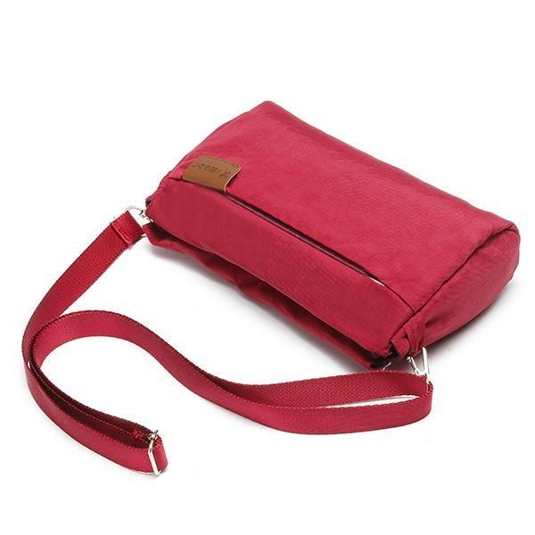 Dame Rejsepas Opbevaringstaske Nylon Vandtæt Crossbody Taske